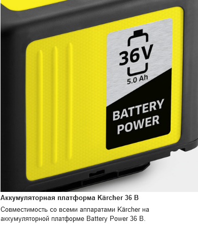Аккумулятор Karcher Battery Power 36/50  2.445-031.0 - фото4