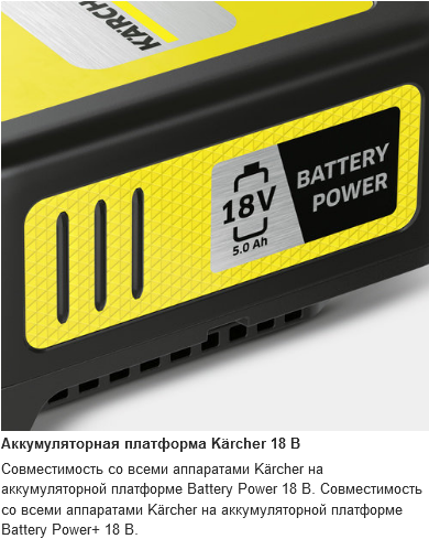 Аккумулятор Karcher Battery Power 18/50  2.445-035.0 - фото5