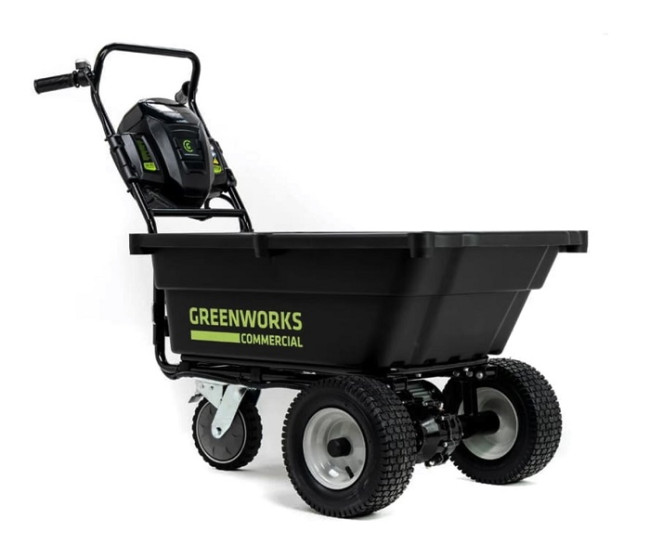 Садовая тележка самоходная Greenworks 82V 82GC (без АКБ и ЗУ) 106 л - фото3