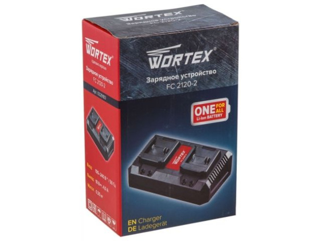 Зарядное устройство WORTEX FC 2120-2 ALL1 2 слота, 4 А + 4 А (быстрая зарядка) (0329183) - фото4