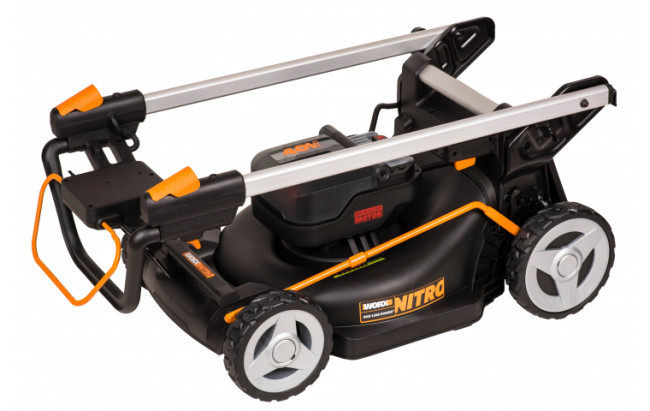 Аккумуляторная самоходная газонокосилка WORX WG749E - фото7