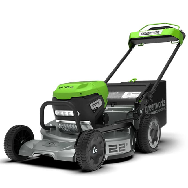 Газонокосилка аккумуляторная Greenworks LM221S Арт. 2519407, 82V, 56см, с алюминиевой декой, самоходная, бесщеточная, без АКБ и ЗУ