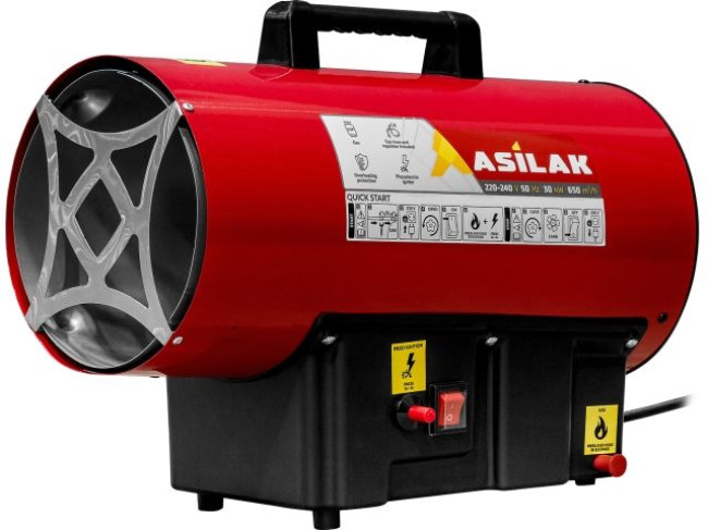 Нагреватель воздуха газовый ASILAK SLG-30000 (30 кВт, 650 куб.м/час)