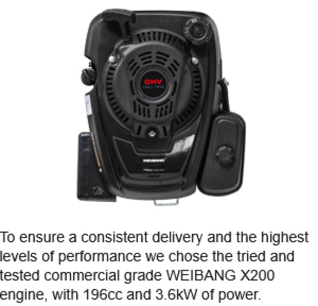 Газонокосилка Weibang WBLT 567HLC несамоходная