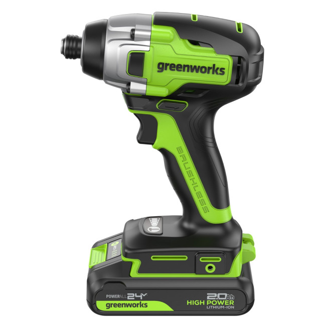 Винтоверт ударный аккумуляторный Greenworks 24V GD24ID3 (без АКБ и ЗУ) 3802807 Винтоверт ударный аккумуляторный Greenworks 24V GD24ID3 (без АКБ и ЗУ) 3802807