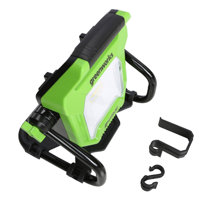 Фонарь светодиодный Greenworks G24WL 24V (без АКБ и ЗУ) 24В/220В 3401307 Фонарь светодиодный Greenworks G24WL 24V (без АКБ и ЗУ) 24В/220В 3401307