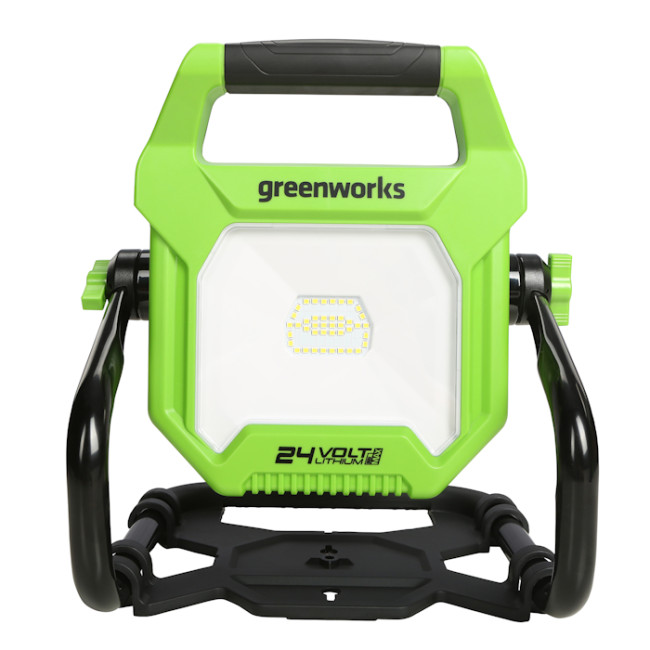 Фонарь светодиодный Greenworks G24WL 24V (без АКБ и ЗУ) 24В/220В 3401307 Фонарь светодиодный Greenworks G24WL 24V (без АКБ и ЗУ) 24В/220В 3401307