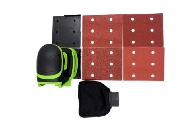 Плоскошлифовальная машина аккумуляторная Greenworks 24V G24SS14 (без АКБ и ЗУ) 3100507 фото-4