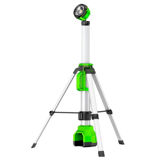 Мачта светодиодная осветительная 2-в-1 аккумуляторная Greenworks G120WLS 24V (без АКБ и ЗУ) 3401107 фото-3