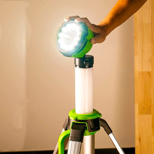 Мачта светодиодная осветительная 2-в-1 аккумуляторная Greenworks G120WLS 24V (без АКБ и ЗУ) 3401107 фото-4