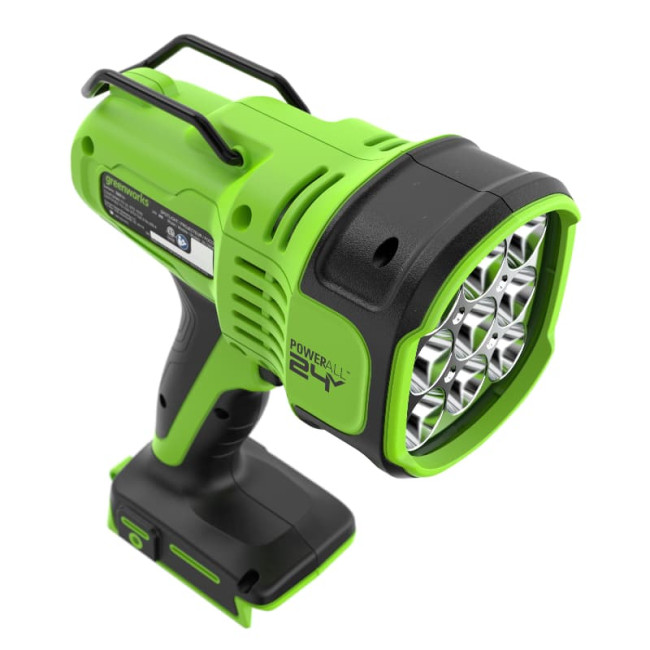 Фонарь-прожектор светодиодный аккумуляторный Greenworks G24SL 24V (без АКБ и ЗУ) 3401207 - фото2 Фонарь-прожектор светодиодный аккумуляторный Greenworks G24SL 24V (без АКБ и ЗУ) 3401207 - фото2