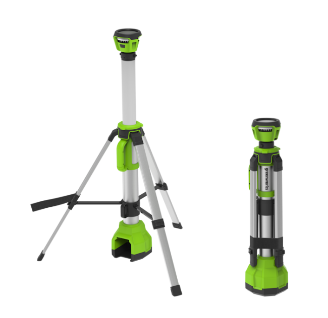 Мачта светодиодная осветительная 2-в-1 аккумуляторная Greenworks G120WLS 24V (без АКБ и ЗУ) 3401107 - фото1 Мачта светодиодная осветительная 2-в-1 аккумуляторная Greenworks G120WLS 24V (без АКБ и ЗУ) 3401107 - фото1