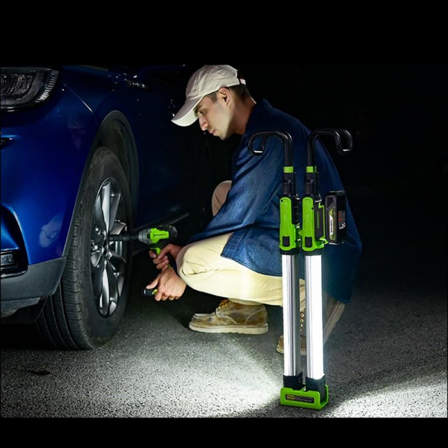 LED-прожектор подкапотный аккумуляторный Greenworks G24UHL 24V (без АКБ и ЗУ) 3503607 фото-4