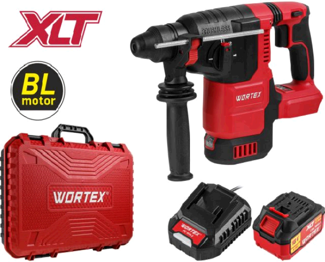 Аккумуляторный перфоратор WORTEX CRH 1822 XLT Set, 1х4 А*ч, 1334921 - фото1 Аккумуляторный перфоратор WORTEX CRH 1822 XLT Set, 1х4 А*ч, 1334921 - фото1