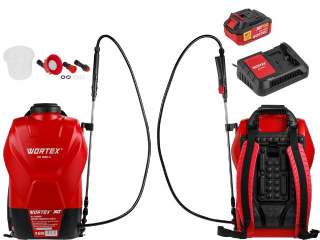  Аккумуляторный опрыскиватель WORTEX KS 1640 Li ALL1 XLT SET 1335856 - фото1