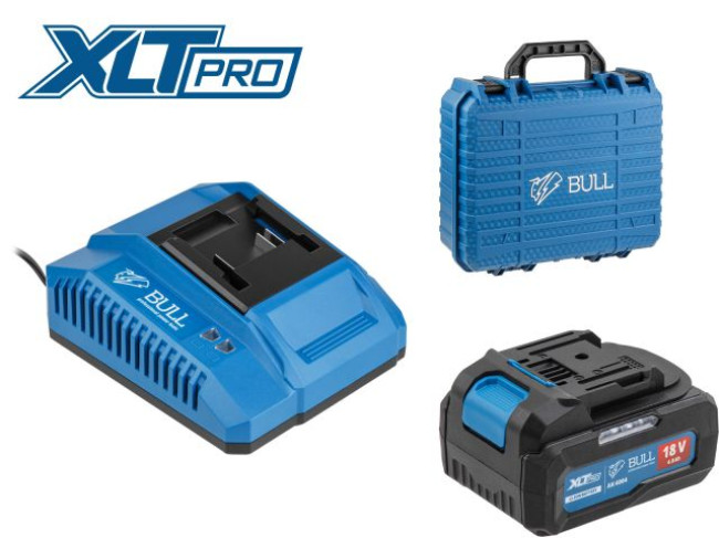 Набор аккумулятор 4 А*ч и зарядное устройство 1х4 А BULL XLTpro в чем. SET 2329061