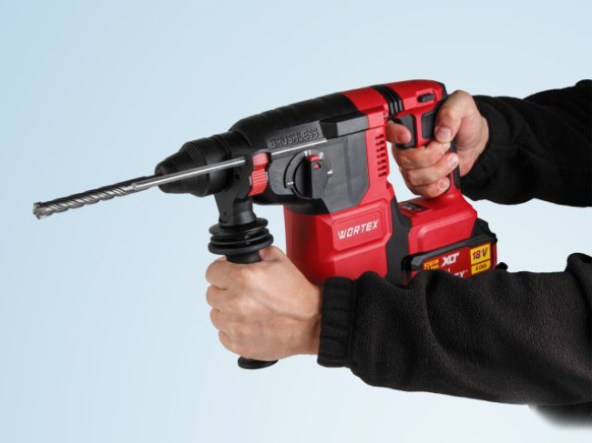 Аккумуляторный перфоратор WORTEX CRH 1822 XLT SOLO, 1334920 - фото2