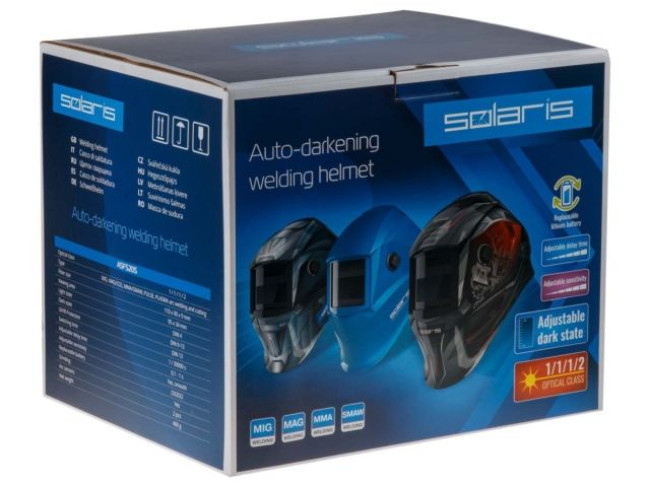 Щиток сварщика с самозатемняющимся светофильтром Solaris ASF520S (Creator) фото-5 Щиток сварщика с самозатемняющимся светофильтром Solaris ASF520S (Creator) фото-5