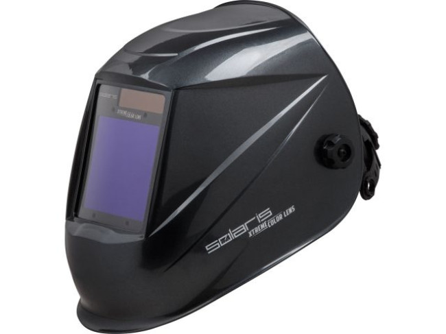 Щиток сварщика с самозатемняющимся светофильтром Solaris ASF820X (серый металлик) - фото1 Щиток сварщика с самозатемняющимся светофильтром Solaris ASF820X (серый металлик) - фото1