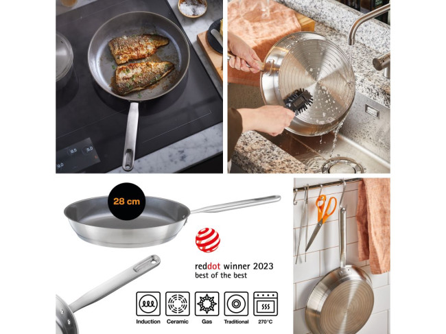 Сковорода Fiskars All Steel 28 см (1064745) - фото2 Сковорода Fiskars All Steel 28 см (1064745) - фото2