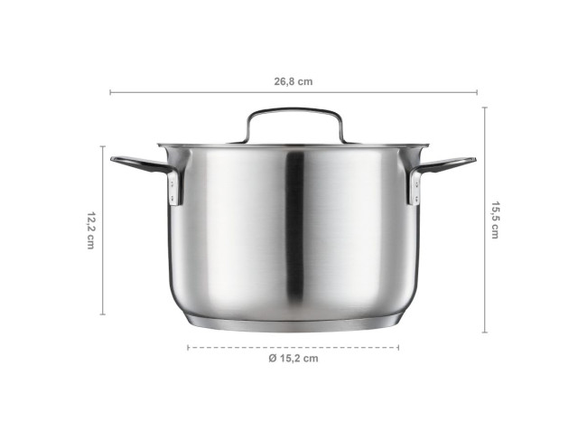 Кастрюля Fiskars All Steel 3 л 1064751 фото-4 Кастрюля Fiskars All Steel 3 л 1064751 фото-4