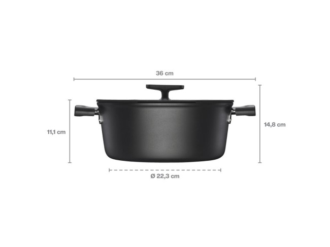 Кастрюля Hard Face 5 л с крышкой (1075527) фото-4 Кастрюля Hard Face 5 л с крышкой (1075527) фото-4