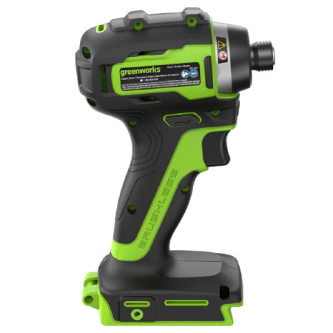 Винтоверт ударный аккумуляторный Greenworks 24V ID3170 (2*2 Ач и ЗУ) 3804907CUС фото-6