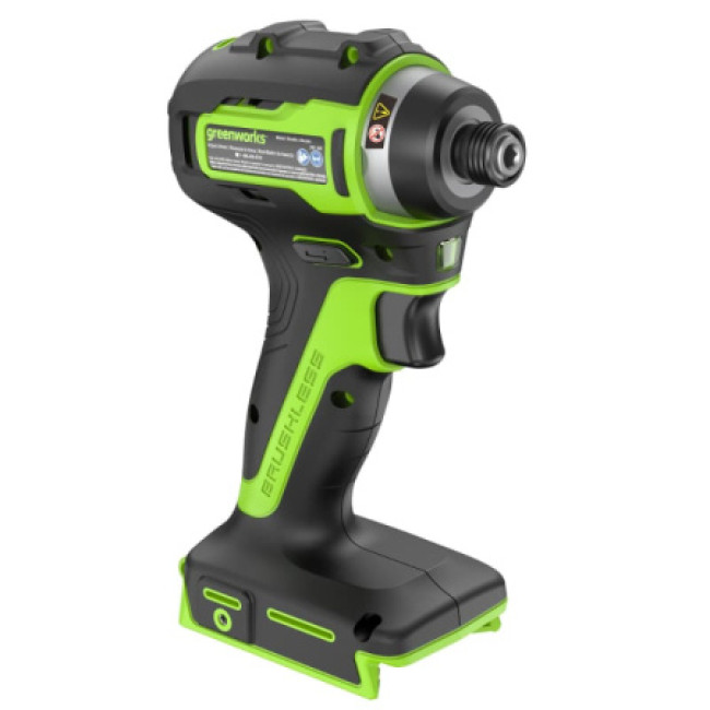 Винтоверт ударный аккумуляторный Greenworks 24V ID3170 (2*2 Ач и ЗУ) 3804907CUС фото-2