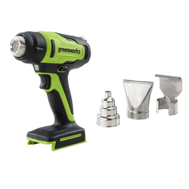 Фен строительный аккумуляторный Greenworks G24HG 24V (без АКБ и ЗУ) фото-2