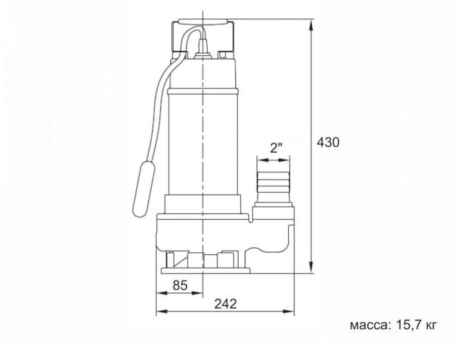 Насос погружной фекальный Marvel 7000 A&P фото-4