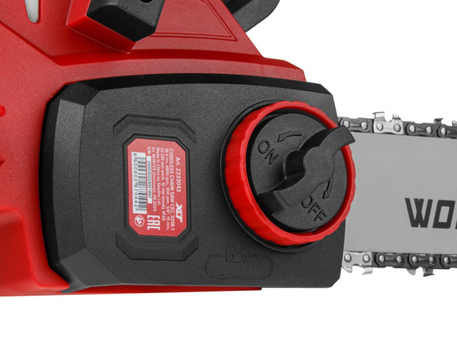 Аккумуляторная пила цепная WORTEX CEC 3018-1 XLT SET (2333044) фото-4 Аккумуляторная пила цепная WORTEX CEC 3018-1 XLT SET (2333044) фото-4
