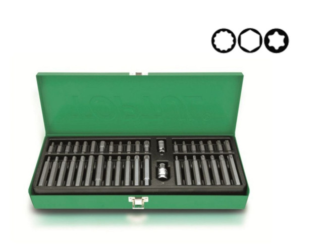 Набор бит TOPTUL 40 пр. в металл.боксе Набор бит TOPTUL 40 пр. в металл.боксе