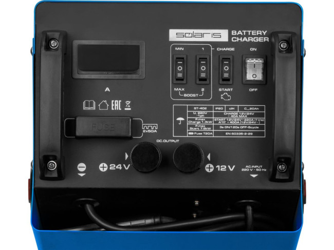 Пуско-зарядное устройство Solaris ST-402 (SL2915-7) фото-2 Пуско-зарядное устройство Solaris ST-402 (SL2915-7) фото-2