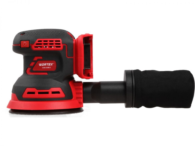 Аккум. эксцентриковая шлифмашина WORTEX COS 1218 E ALL1 XLT c акб и з/у фото-7