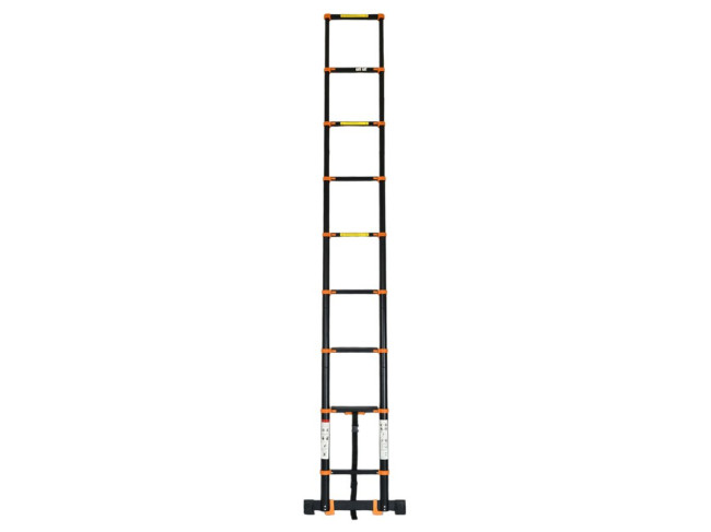 Лестница телескопическая 1-секц. алюм. 430см, 11 ступ. BLACK LINE STARTUL (ST9931-043) фото-2 Лестница телескопическая 1-секц. алюм. 430см, 11 ступ. BLACK LINE STARTUL (ST9931-043) фото-2