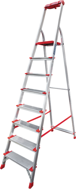 Лестница-стремянка алюм. проф. 173см 8 ступ. 9,4кг NV3118 Новая Высота фото-2