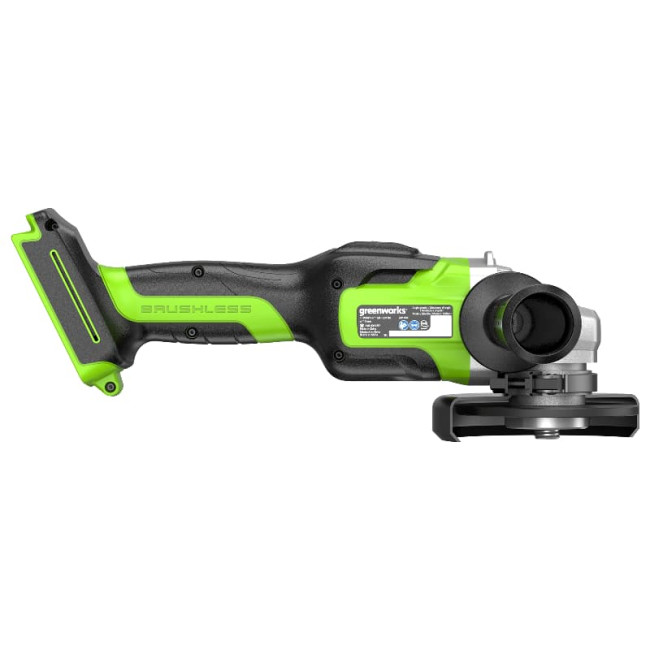 Угловая шлифовальная машина аккумуляторная Greenworks 24V GD24AG фото-8
