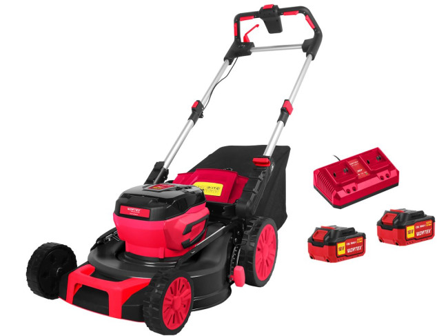 Газонокосилка аккумуляторная самоходная WORTEX CLM 4536-2 XLT SET (АКБ 4Ач*2 шт. и ЗУ) Газонокосилка аккумуляторная самоходная WORTEX CLM 4536-2 XLT SET (АКБ 4Ач*2 шт. и ЗУ)