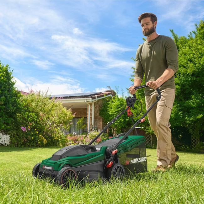 Газонокосилка электрическая PARKSIDE PERM 1500 A1 фото-3
