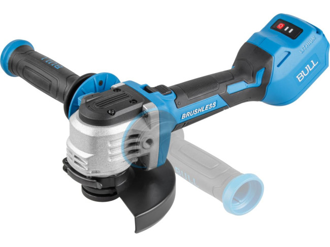 Аккум. углошлифмашина BULL CSG 1812-1 SR Xcase XLTpro 1 АКБx4 Ач БЕСЩЕТ, Безредукторный тип 1333997 фото-9