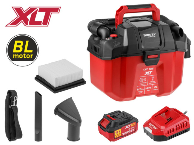 Аккум. пылесос WORTEX CVC 1815 XLT SET - фото1