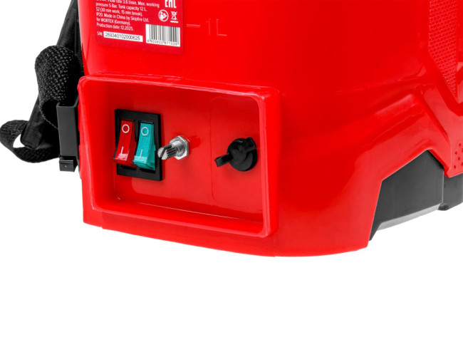 Аккум. опрыскиватель WORTEX KS 1220 Li ALL1 XLT Solo фото-2