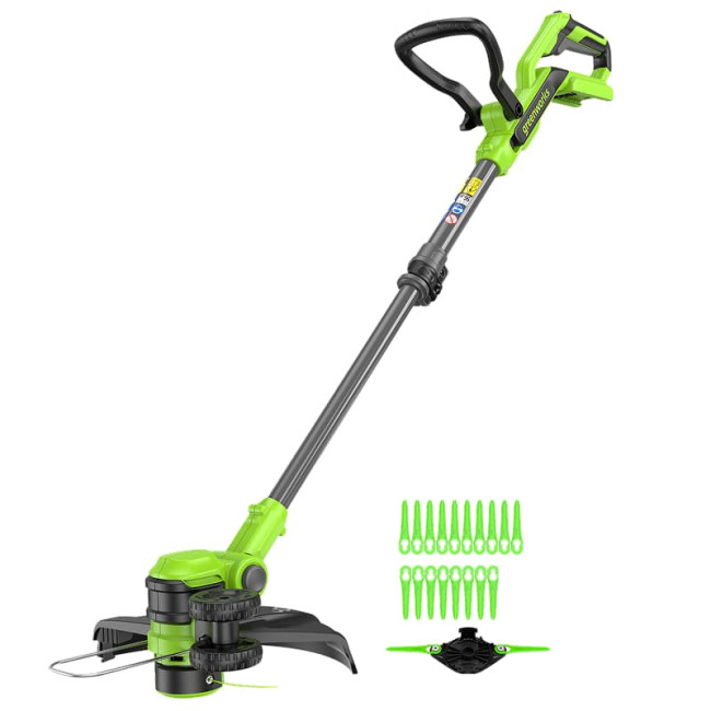 Триммер аккумуляторный Greenworks 40V G40LT331UA (без АКБ и ЗУ) фото-2