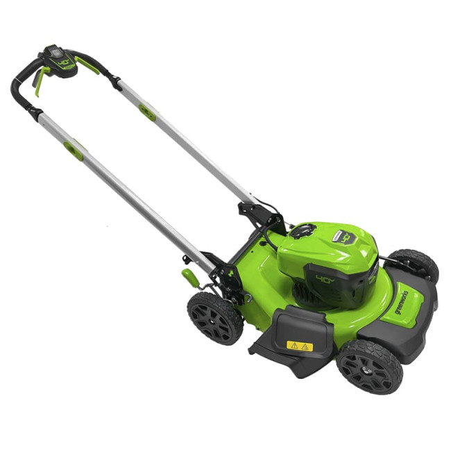 Аккумуляторная газонокосилка самоходная Greenworks 40V GD40LM48SPК4 2517407UB (1хАКБ 4Ач и ЗУ) фото-9