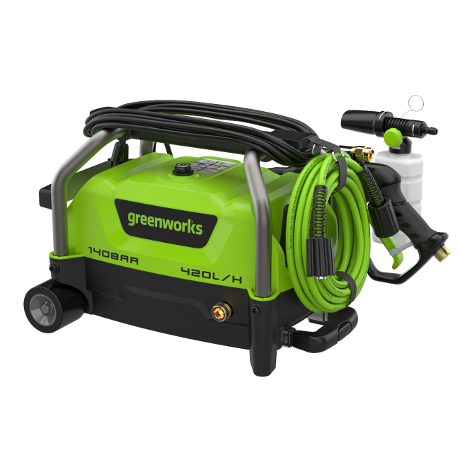 Мойка высокого давления электрическая Greenworks PW3140, 1900 Вт, 140 бар фото-4