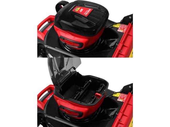 Газонокосилка аккумуляторная WORTEX CLM 4536 XLT SET (2х4 Ач акб+ЗУ) фото-5