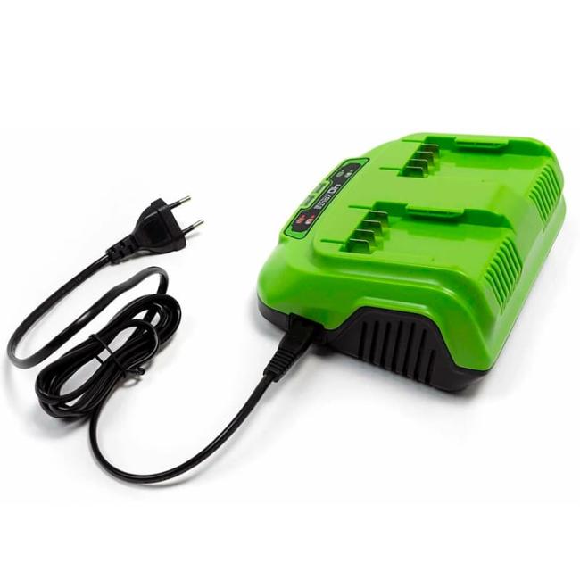 Зарядное устройство Greenworks 40V G40UC8 для 2-х аккумуляторов (Арт.2938807) - фото2