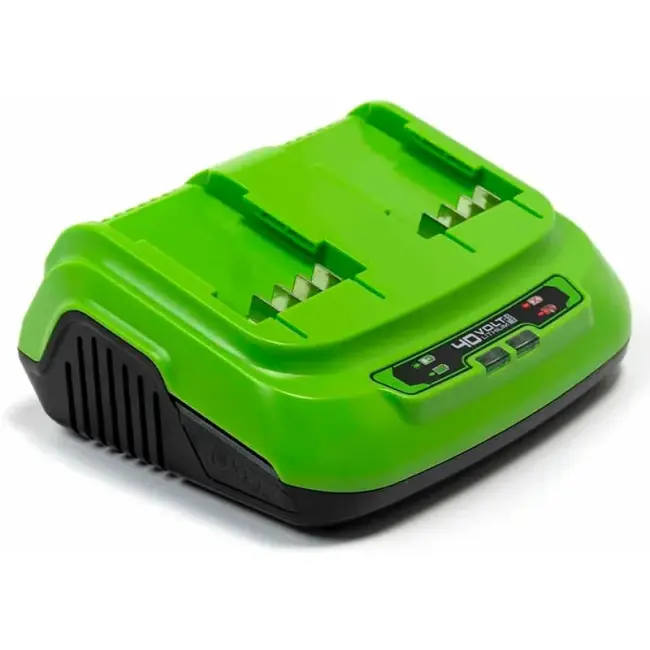 Зарядное устройство Greenworks 40V G40UC8 для 2-х аккумуляторов (Арт.2938807) фото-3 Зарядное устройство Greenworks 40V G40UC8 для 2-х аккумуляторов (Арт.2938807) фото-3
