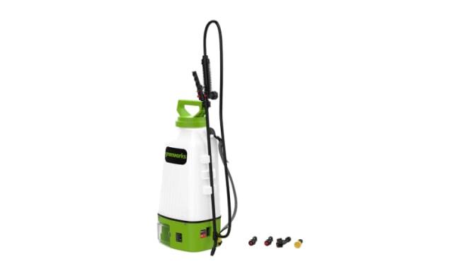 Опрыскиватель аккумуляторный Greenworks BPS2410K4, 24V, 10 л, c 1хАКБ 4 Ач и ЗУ фото-4 Опрыскиватель аккумуляторный Greenworks BPS2410K4, 24V, 10 л, c 1хАКБ 4 Ач и ЗУ фото-4