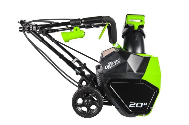 Снегоуборщик аккумуляторный Greenworks 40V GD40SB с 1хАКБ 4 Ач и ЗУ. фото-9 Снегоуборщик аккумуляторный Greenworks 40V GD40SB с 1хАКБ 4 Ач и ЗУ. фото-9